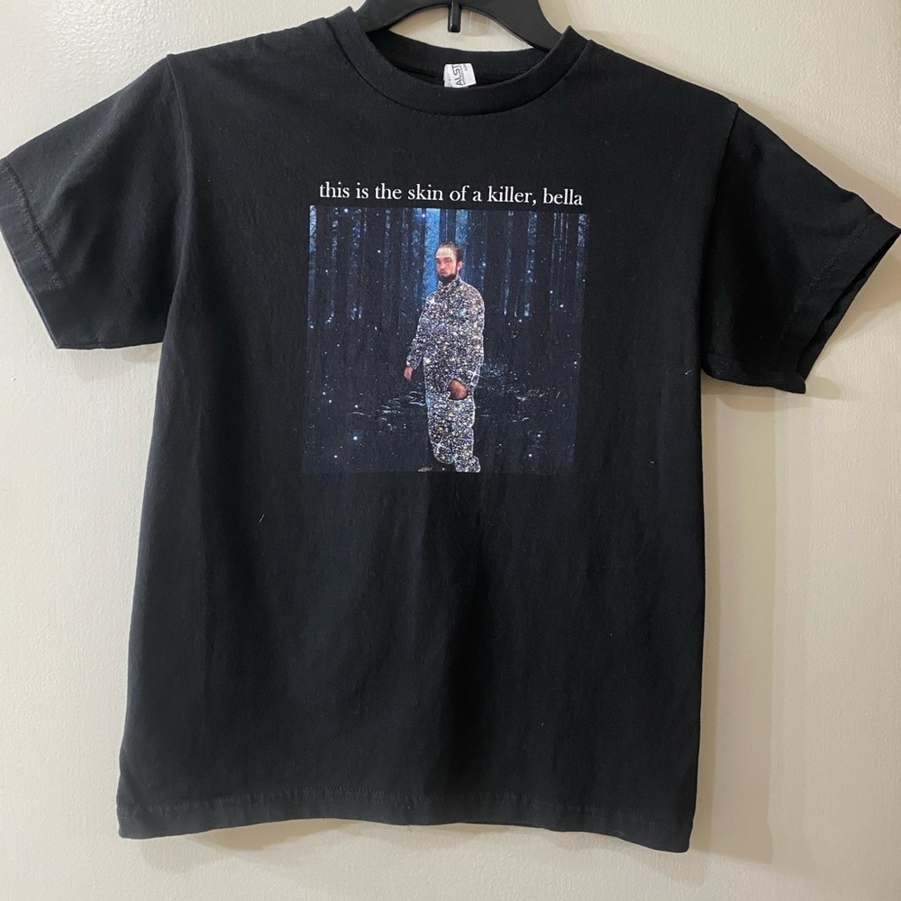 Twilight Edward Cullen Funny Graphic Short Sleeve Tee - Alstyle
